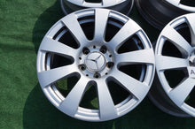 Laden Sie das Bild in den Galerie-Viewer, 4x Alufelge 16 Zoll 7.5" 5x112 45 5ET Glanz Silber 2124010102 Mercedes-Benz W212 FEL3897147177ne