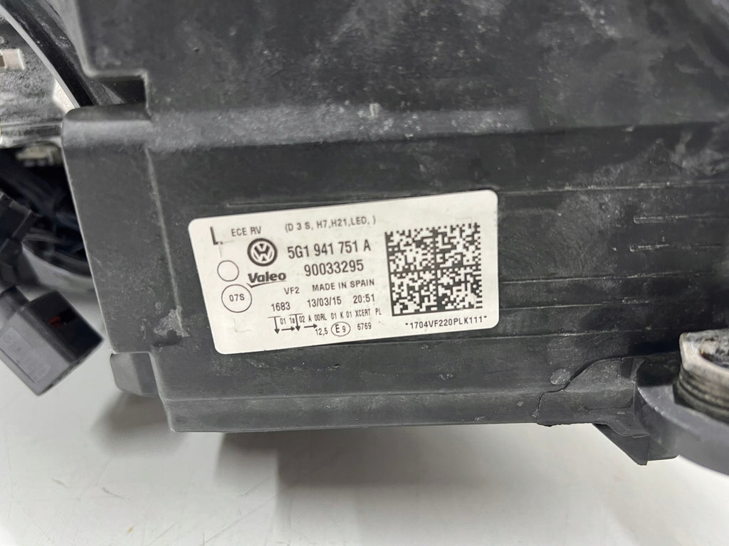 Frontscheinwerfer VW Golf VII I 5G1941751XXXX Xenon Links Scheinwerfer Headlight SCH5210071507si