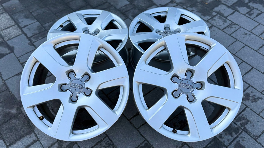 4x Alufelge 17 Zoll 7.5" 5x112 37ET Glanz Silber 4G0601025L Audi I Rim Wheel FEL3715941140za