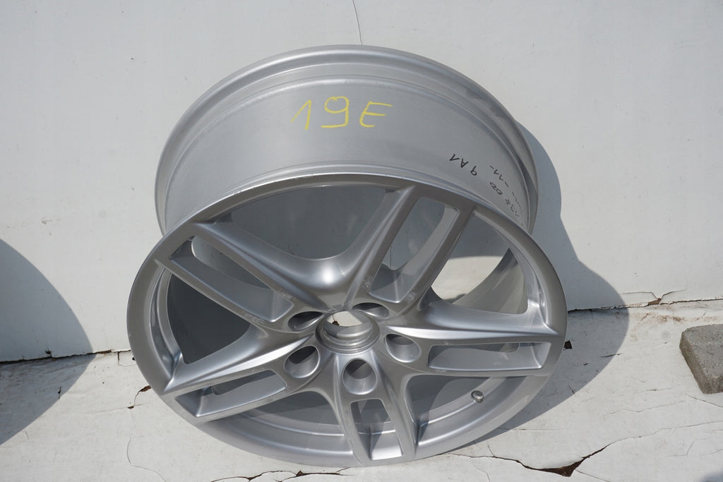 1x Alufelge 19 Zoll 8.5" 5x130 59ET Glanz Schwarz 7P5601025A Porsche Rim Wheel