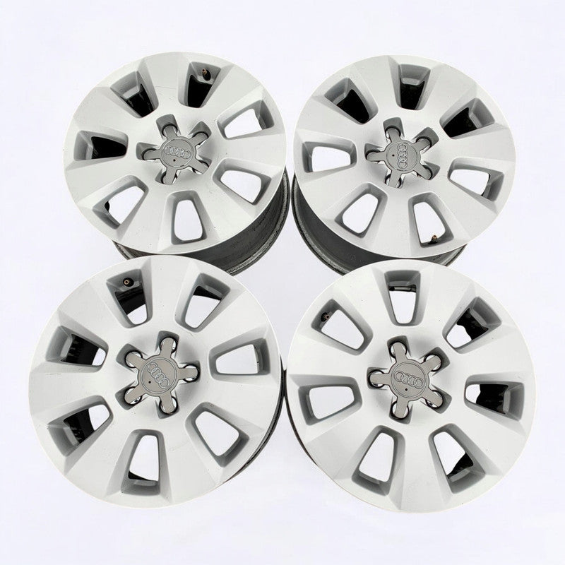 4x Alufelge 16 Zoll 7.5" 5x112 37ET Silber 4G0601025 Audi A6 Rim Wheel