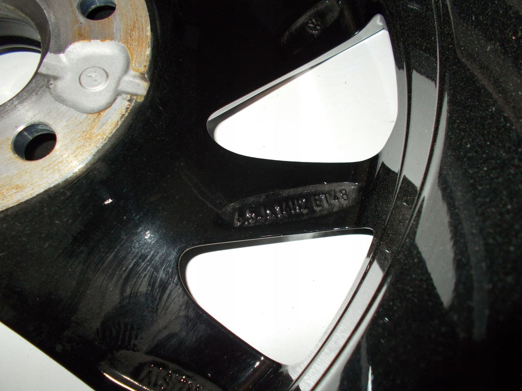 1x Alufelge 16 Zoll 6.5" 5x112 5TA601025L VW Caddy III Touran Rim Wheel FEL8777322896nt