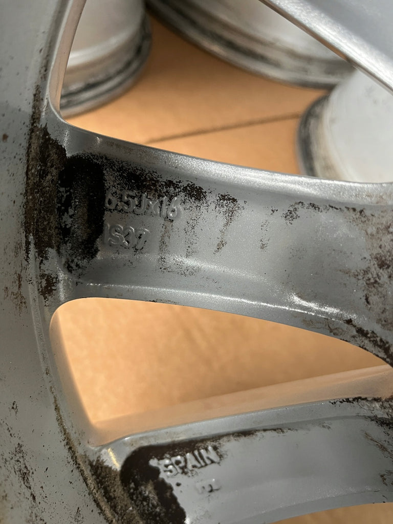 4x Alufelge 16 Zoll 6.5" 5x110 37ET Glanz Silber 13346661 Opel Zafira B Meriva FEL4823897582gn