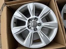 Laden Sie das Bild in den Galerie-Viewer, 4x Alufelge 17 Zoll 8.0" 5x112 26ET Glanz Silber 8K0601025BL Audi A5 A6 FEL3803625720jj