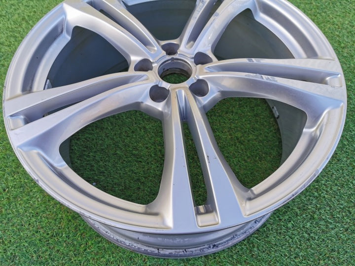 1x Alufelge 20 Zoll 8.5" 5x112 45ET Glanz Grau Audi A6 C7 Rim Wheel FEL9443097510yr