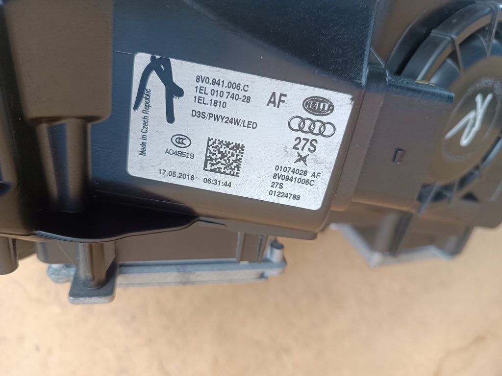 Frontscheinwerfer Audi A3 8V0941006C LED Rechts Scheinwerfer Headlight SCH6932922524vo