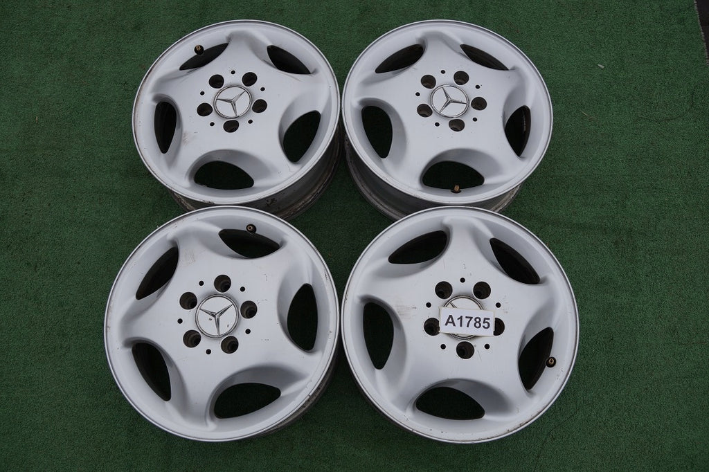 4x Alufelge 15 Zoll 5.5" 5x112 42ET Glanz Silber A4144010102 Mercedes-Benz Vaneo FEL7194775394wr