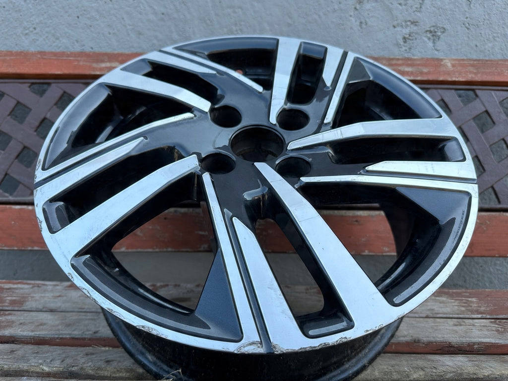 1x Alufelge 16 Zoll 6.5" 4x108 38ET Glanz Graphit 9825165280 Mg 2008 208 Ii