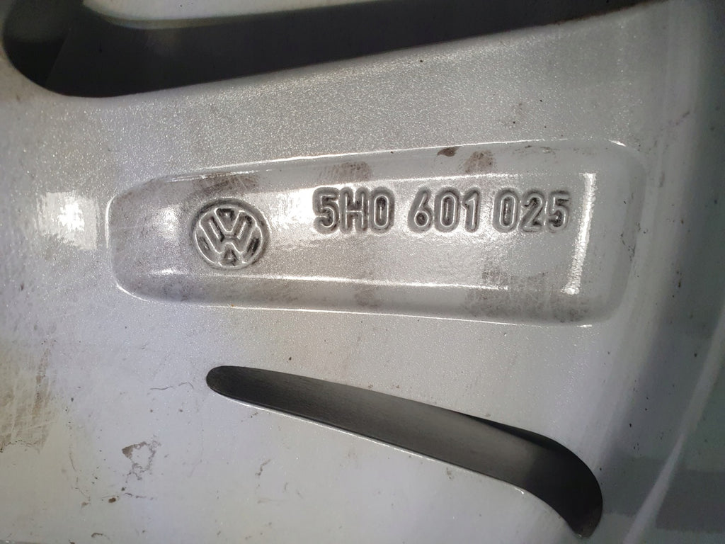 1x Alufelge 16 Zoll 7.0" 5x112 48ET Glanz Silber 5H0601025 VW Rim Wheel FEL2181576646op