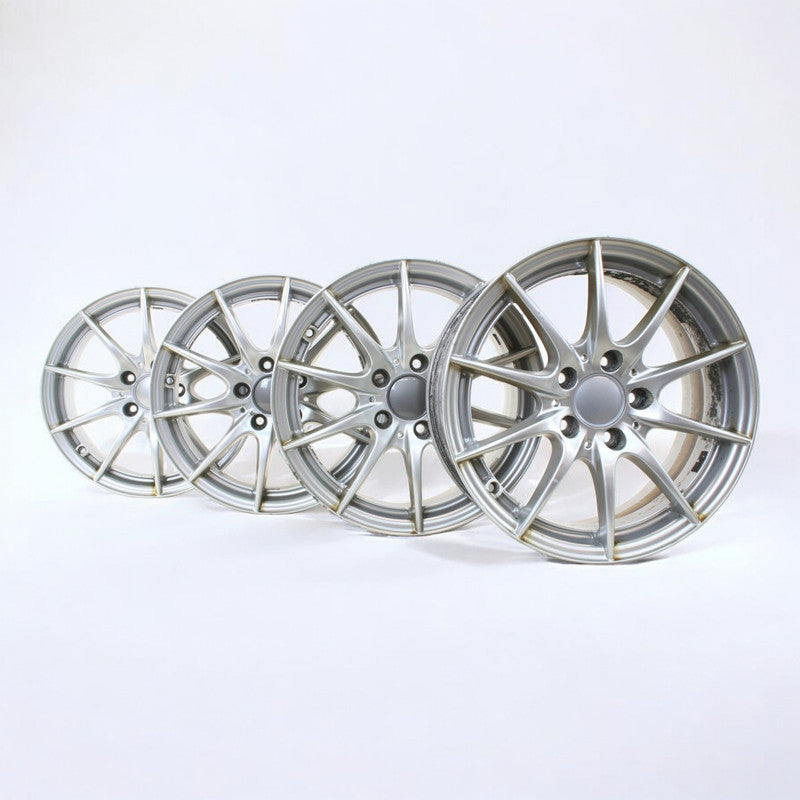 4x Alufelge 16 Zoll 7.0" 5x112 43ET Silber A2044015702 Mercedes-Benz W204