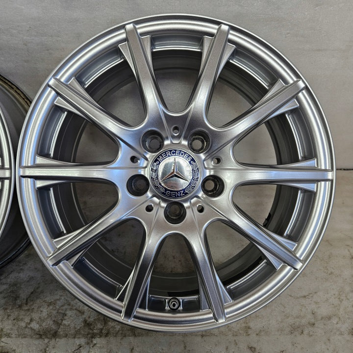 4x Alufelge 16 Zoll 6.5" 5x112 38ET A2054012400 Mercedes-Benz W168 W205 A205 FEL1328098033on