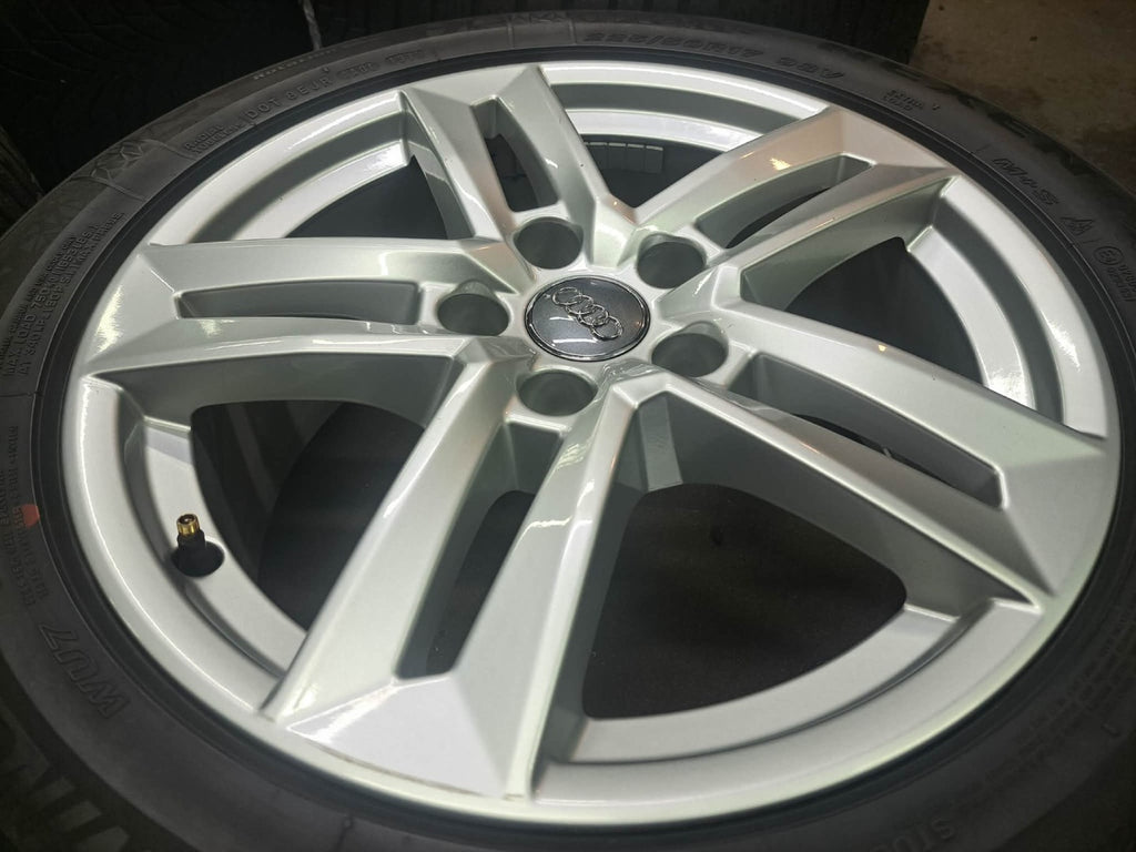 4x Alufelge 17 Zoll 7.0" 5x112 42ET Glanz Silber 8W0601025P Audi A4 A3 I Passat FEL7893887048gm