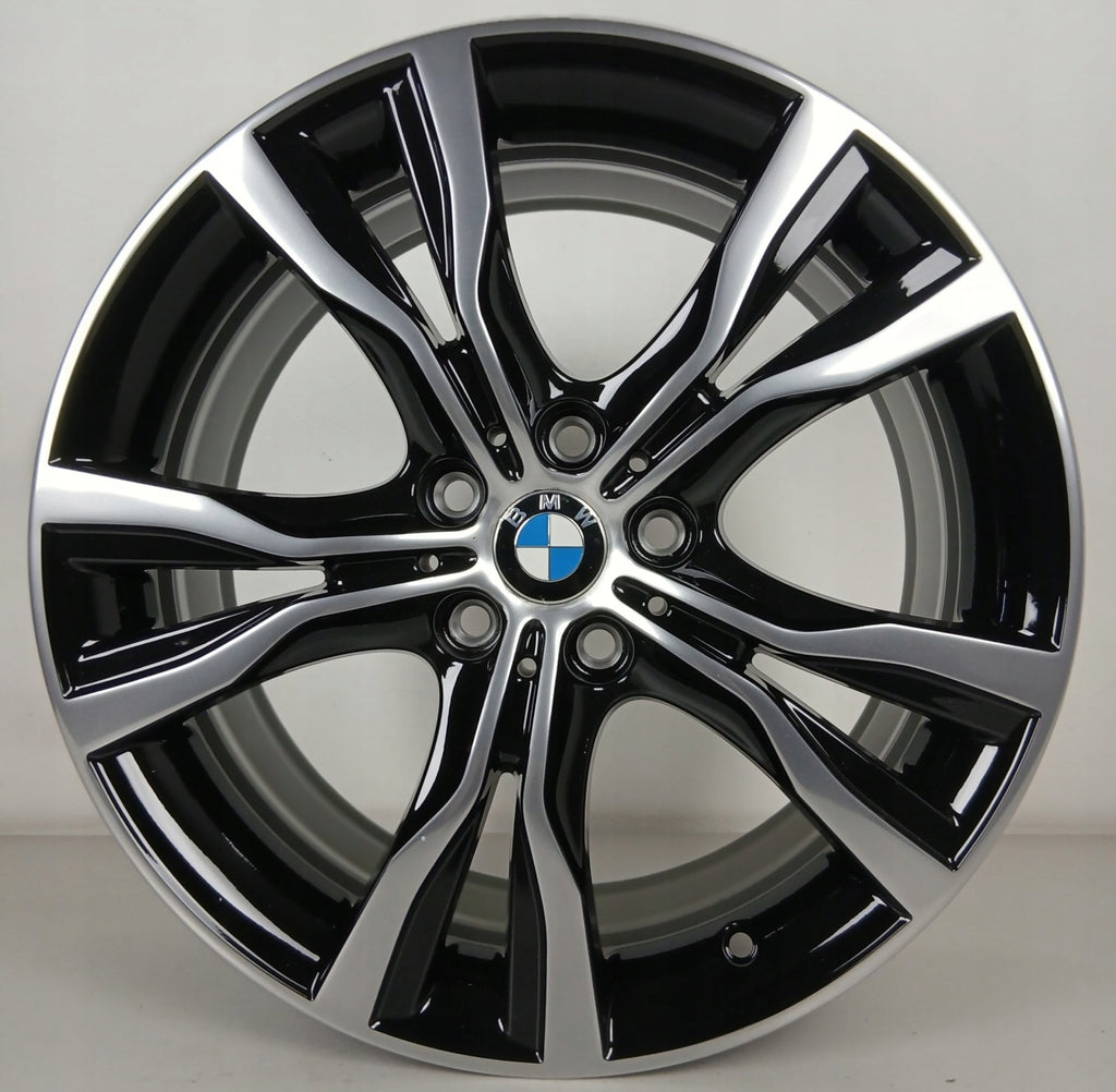 4x Alufelge 18 Zoll 8.0" 5x112 57ET Glanz Schwarz 6855093 BMW Rim Wheel FEL9569100456bx