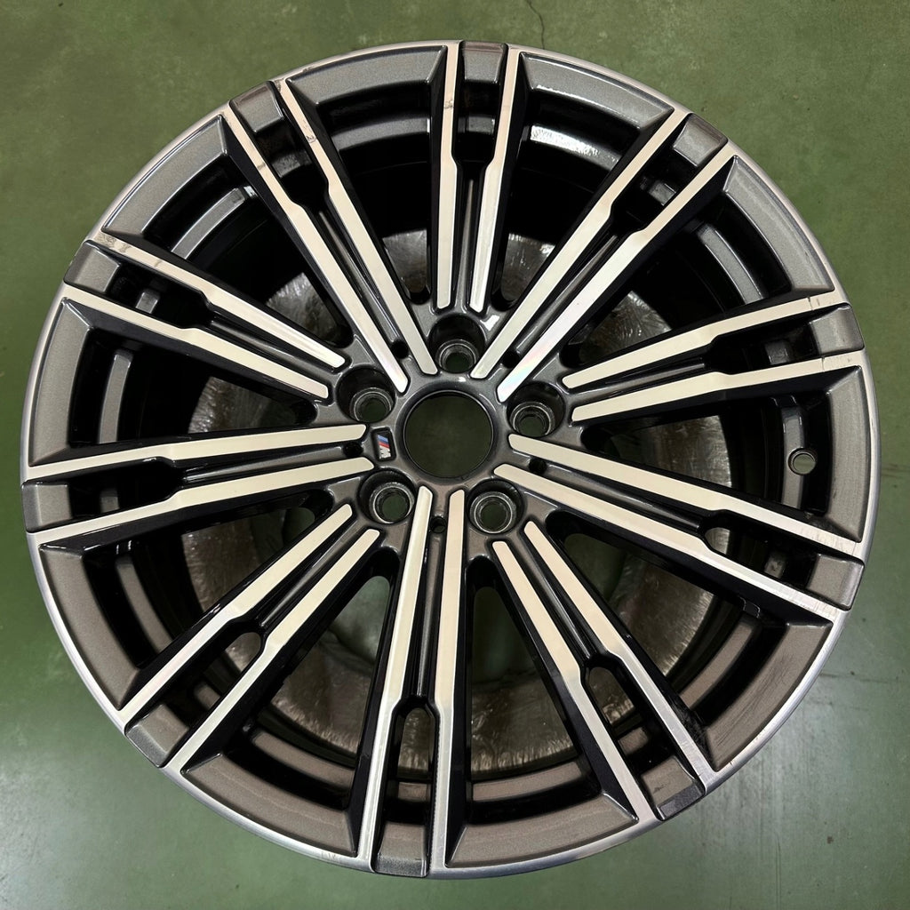 1x Alufelge 18 Zoll 7.5" 5x112 25ET Glanz Graphit 8089890 BMW 1 Mg Rim Wheel FEL8307912641ko