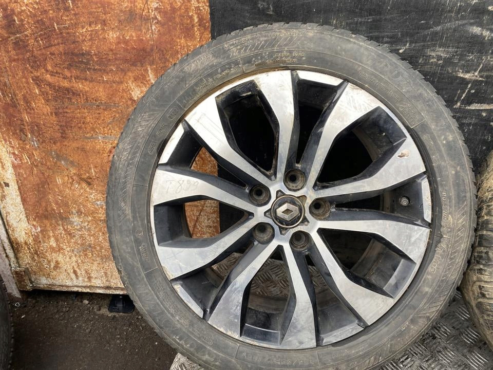 1x Alufelge 17 Zoll 7.0" 5x114.3 43ET Glanz Schwarz 403000483R Renault Rim Wheel FEL3024055729pu