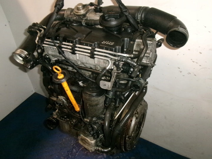 Motor VW Touran BXE 1.9 TDI 105PS 77kW 2009 Diesel Engine Unkomplett MOT7102449180tb