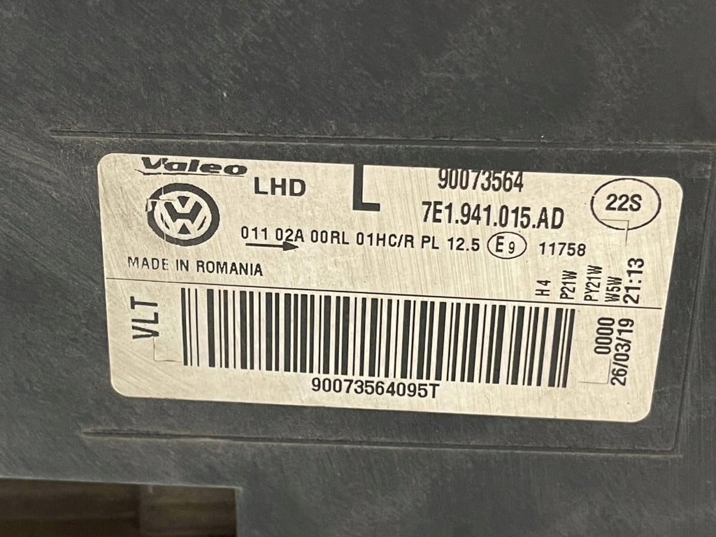 Frontscheinwerfer VW Transporter 7E1941015AD Links Scheinwerfer Headlight SCH8105751478ry