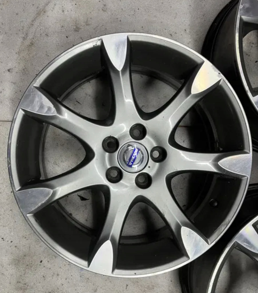 1x Alufelge 18 Zoll 8.0" 5x108 55ET Glanz Schwarz 30778090 Volvo Xc60 Rim Wheel