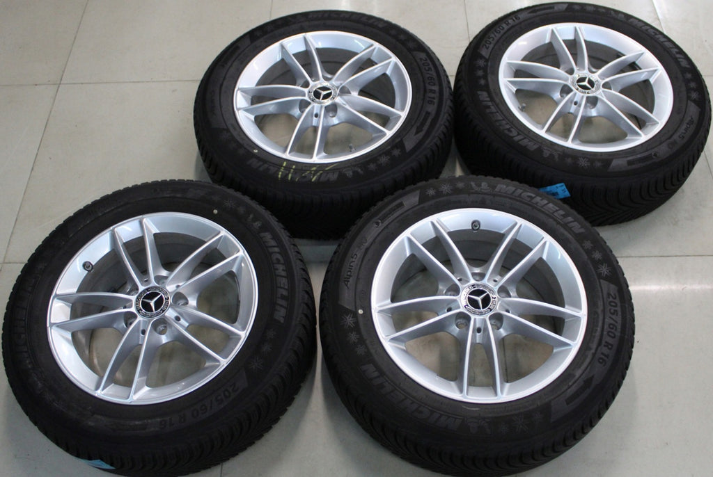 4x Alufelge 16 Zoll 6.5" 5x112 44ET Glanz Silber A1774010100 Mercedes-Benz W177 FEL7512845553cy