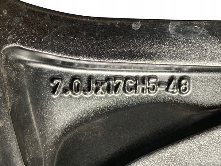 1x Alufelge 17 Zoll 7.0" 5x114.3 48ET Glanz 403001015R Renault Captur Rim Wheel FEL6207503015ju