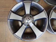 Load image into Gallery viewer, 4x Alufelge 16 Zoll 6.5" 5x112 42ET Glanz Grau VW Scirocco Passat Rim Wheel FEL6965301818tz