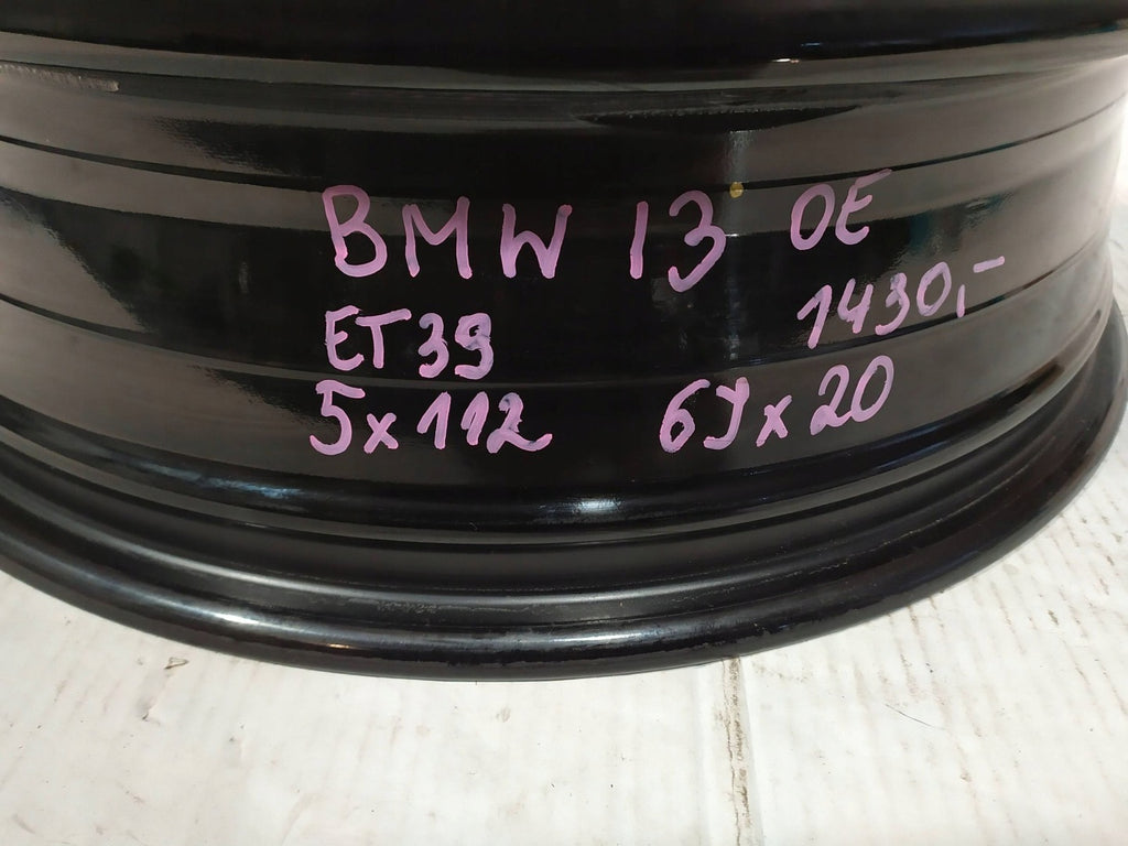 1x Alufelge 20 Zoll 6.0" 5x112 39ET 6852081 BMW I3 Rim Wheel FEL8212737353ag