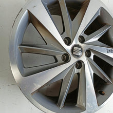 Laden Sie das Bild in den Galerie-Viewer, 1x Alufelge 18 Zoll 7.5" 5x112 51ET Glanz Schwarz 5F0601025E Seat Leon Rim Wheel FEL5696186674dz