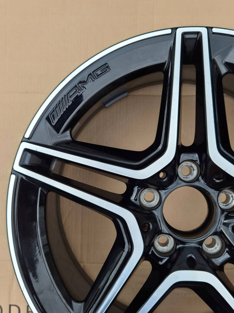 1x Alufelge 18 Zoll 8.0" 5x112 43ET Glanz Schwarz A2134016300 Mercedes-Benz W213 FEL6792937814gy