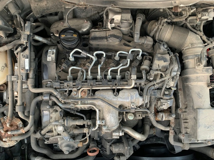 Motor VW Passat Golf VI I CBA 2.0 TDI 187TKm Diesel Engine Komplett MOT9519683310fv