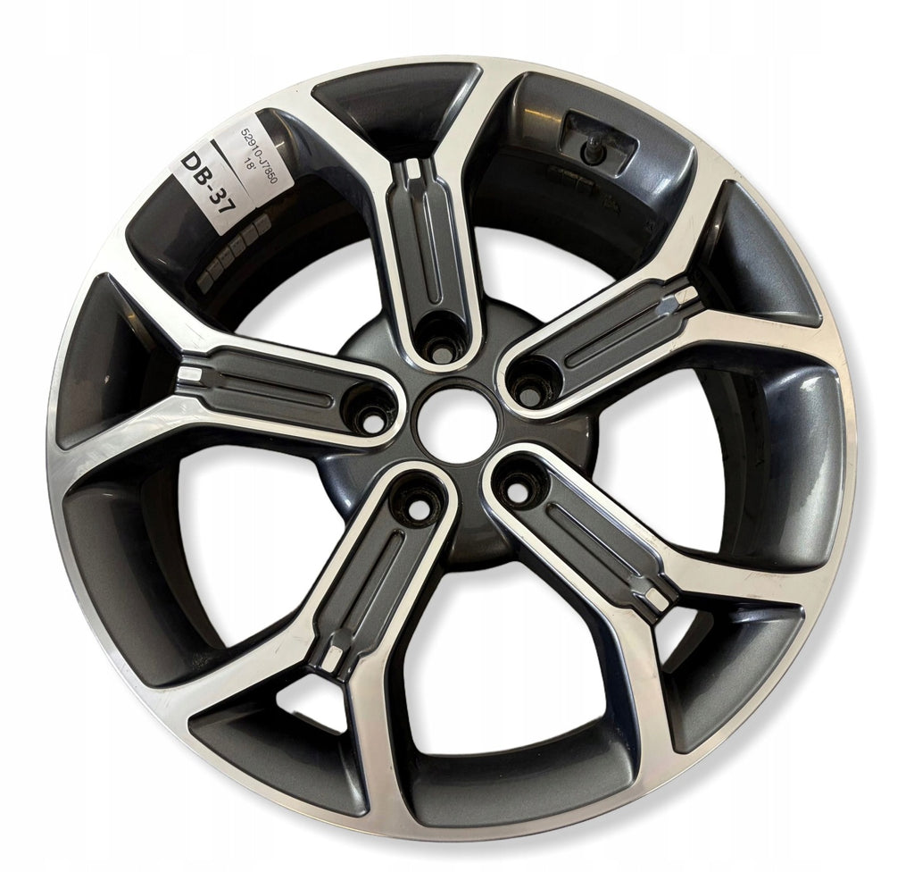 1x Alufelge 18 Zoll 7.5" 5x114.3 45ET Glanz Grau 52910J7850 Kia I Rim Wheel FEL8239480871ca