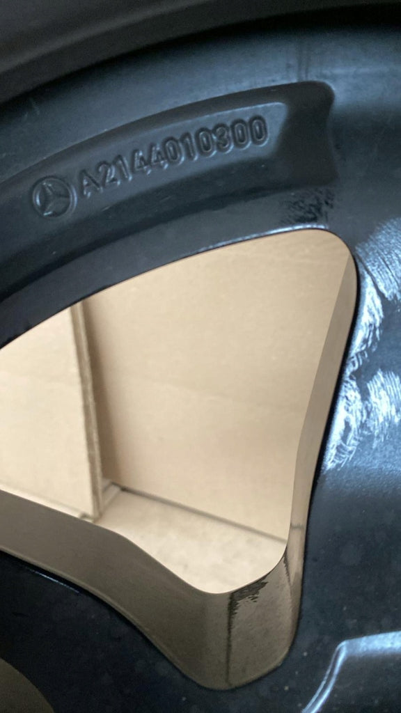 1x Alufelge 19 Zoll 8.5" 5x112 Glanz Schwarz A2144010300 Mercedes-Benz Rim Wheel FEL1134822254jg