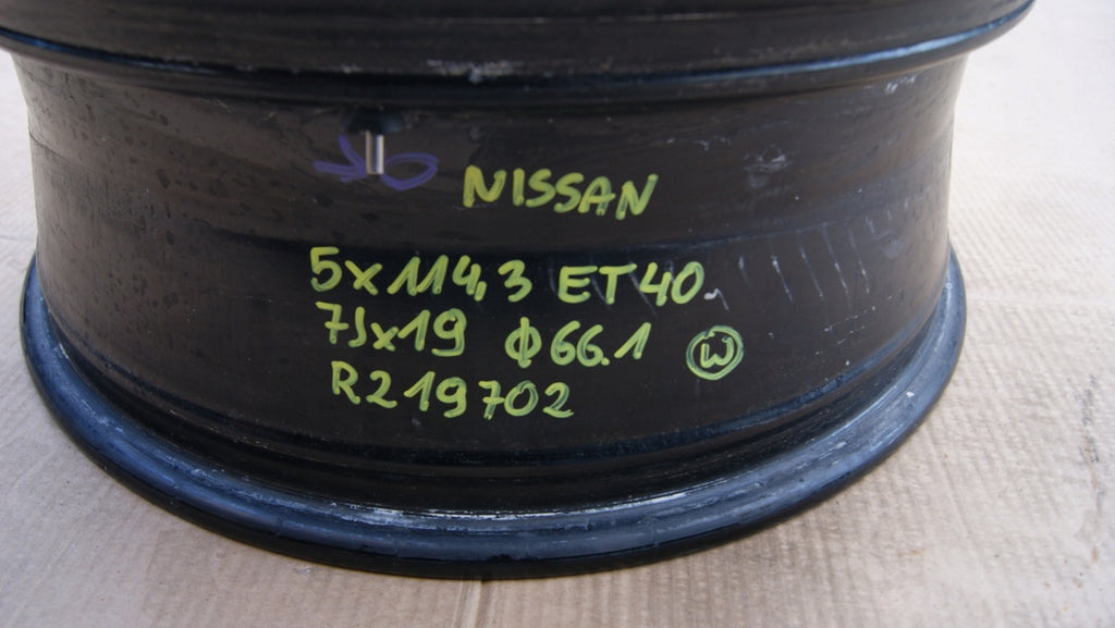 1x Alufelge 19 Zoll 7.0" 5x114.3 Nissan I 1 Rim Wheel FEL3770396018kn