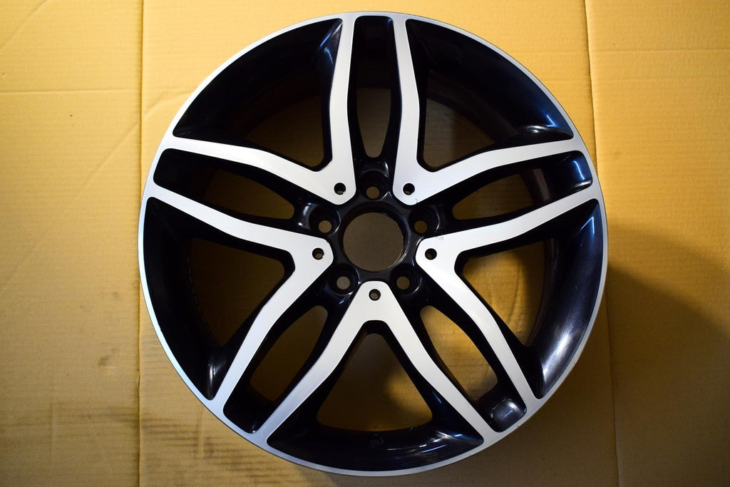 1x Alufelge 18 Zoll 7.0" 5x112 46ET Glanz Schwarz A1564010100 Mercedes-Benz Gla