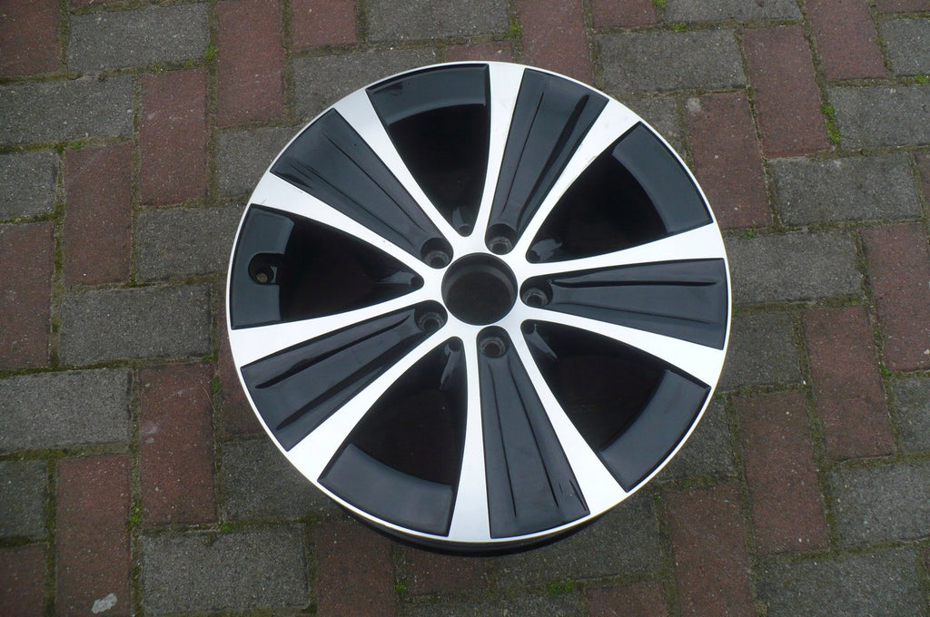 1x Alufelge 18 Zoll 8.0" 5x112 43ET Glanz Schwarz A2134013700 Mercedes-Benz W213