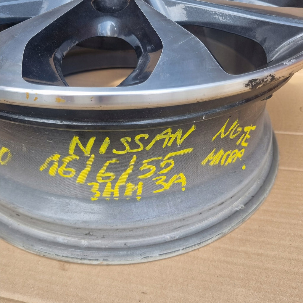 1x Alufelge 16 Zoll 6.0" 4x100 KE409-3V101 Nissan Micra Rim Wheel
