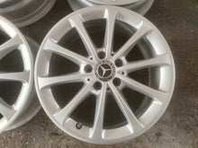 Load image into Gallery viewer, 1x Alufelge 17 Zoll 6.5" 5x112 44ET Glanz Silber A1774011300 Mercedes-Benz Cla FEL1744002314nh
