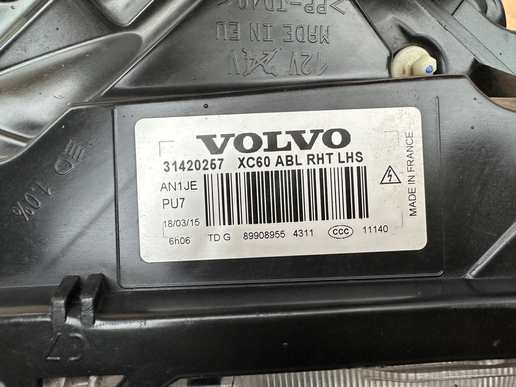 Frontscheinwerfer Volvo Xc60 I 31420257 Xenon Links Scheinwerfer Headlight SCH7816480249yk