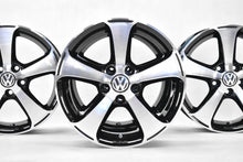 Laden Sie das Bild in den Galerie-Viewer, 4x Alufelge 15 Zoll 6.0" 5x100 40ET Glanz Silber 6R0071495A VW Polo Rim Wheel FEL1773971680cl