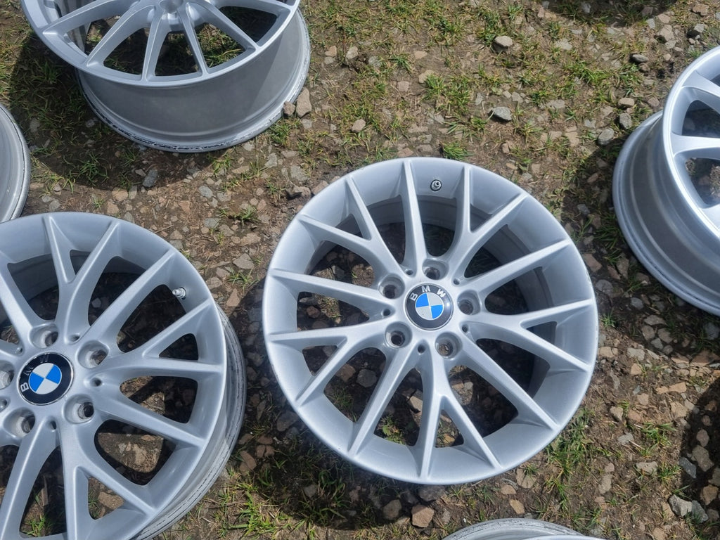 4x Alufelge 17 Zoll 7.0" 5x120 40ET Glanz Silber 6796205 BMW 1 Rim Wheel FEL5124791063wh