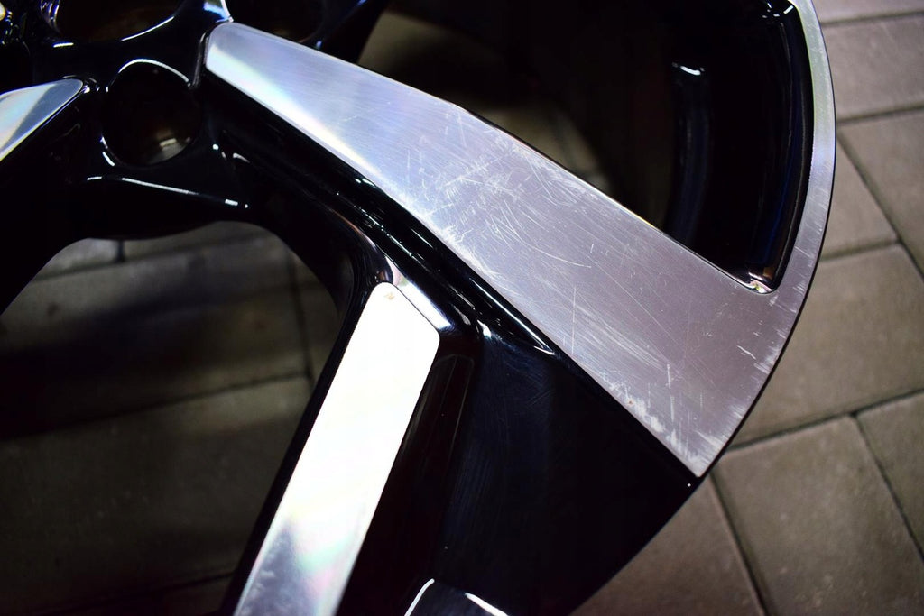 1x Alufelge 19 Zoll 7.0" 5x114.3 40ET Glanz Schwarz HV05A Nissan X-Trail Qashqai