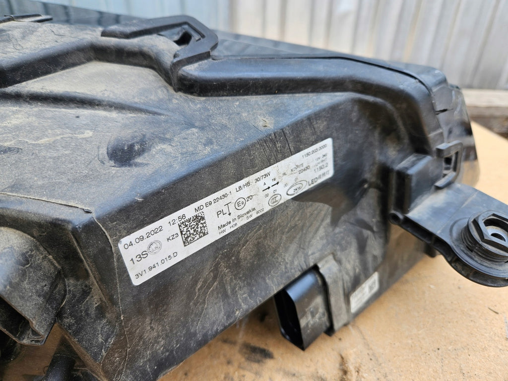 Frontscheinwerfer Skoda Superb III 3V1941015D LED Ein Stück (Rechts oder Links)