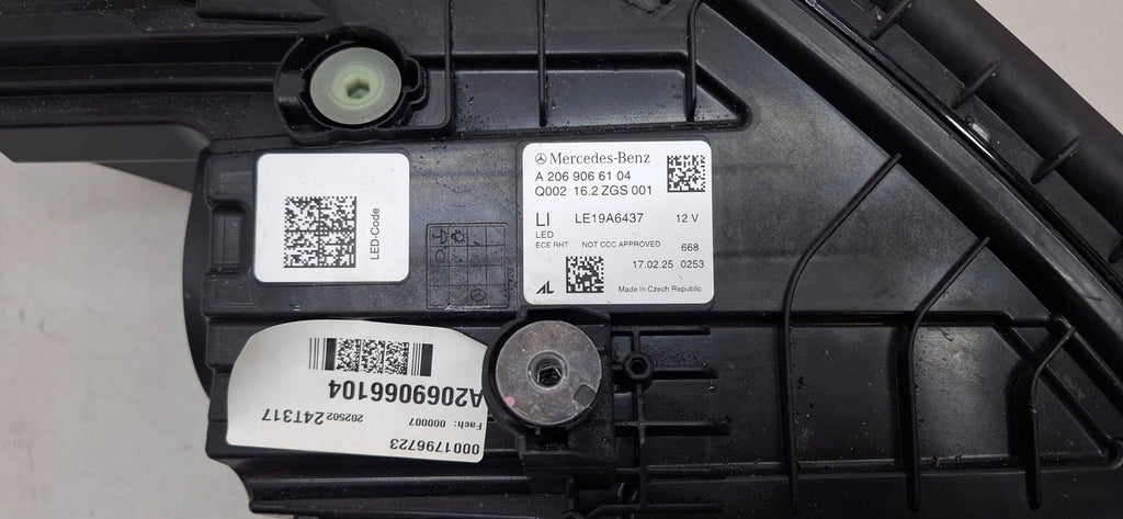 Frontscheinwerfer Mercedes-Benz W206 A2069066104 Links Scheinwerfer Headlight SCH5292243690mw
