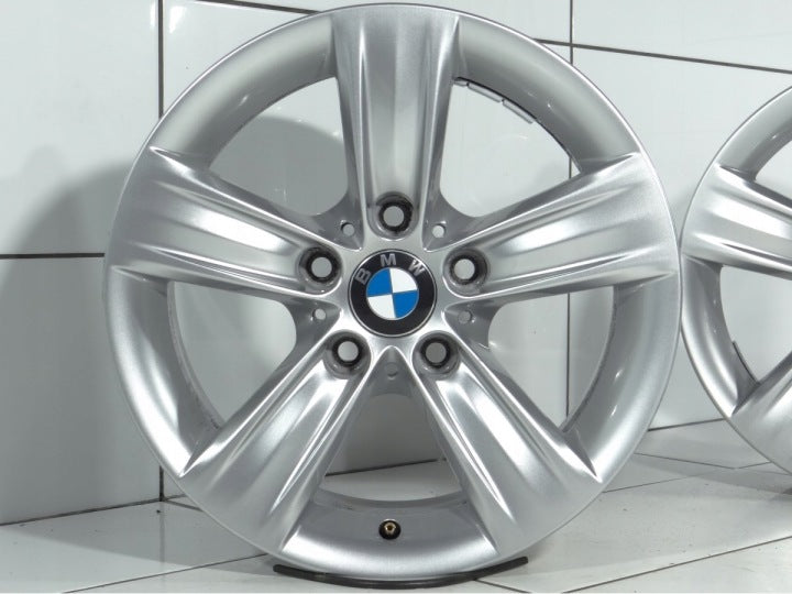 4x Alufelge 16 Zoll 7.5" 5x120 37ET Glanz Silber 6796237 BMW Rim Wheel FEL2804017736ub