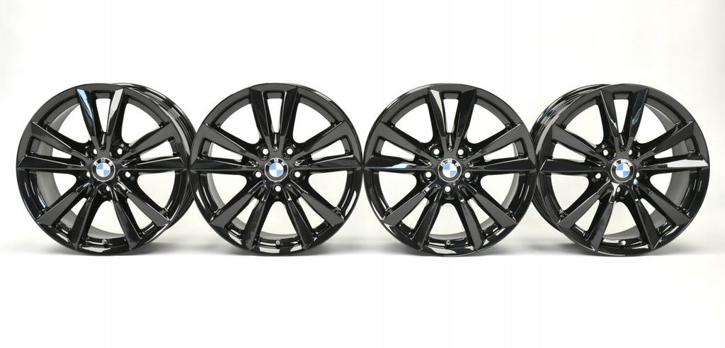 4x Alufelge 18 Zoll 8.5" 5x120 46ET Glanz Schwarz 6853952 BMW X5 F15 Rim Wheel FEL7079627162gr