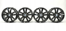 Laden Sie das Bild in den Galerie-Viewer, 4x Alufelge 18 Zoll 8.5" 5x120 46ET Glanz Schwarz 6853952 BMW X5 F15 Rim Wheel FEL7079627162gr