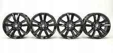 Load image into Gallery viewer, 4x Alufelge 18 Zoll 8.5" 5x120 46ET Glanz Schwarz 6853952 BMW X5 F15 Rim Wheel FEL7079627162gr