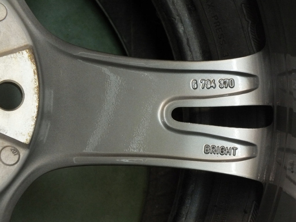 1x Alufelge 19 Zoll 8.0" 5x120 52ET Glanz Graphit 6794370 BMW 1 Mg Rim Wheel FEL5833527409nm