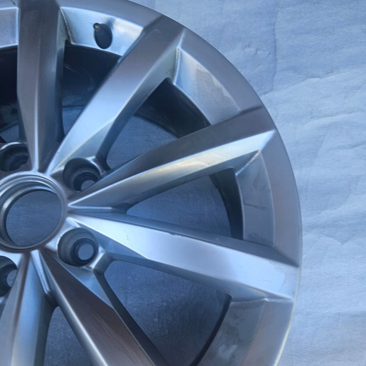 1x Alufelge 17 Zoll 7.0" 5x112 34ET Glanz Silber 5N0601025AN VW Tiguan Rim Wheel FEL6836723591sk