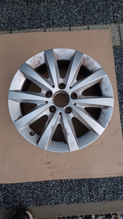 1x Alufelge 16 Zoll 6.5" 5x112 49ET A2464010202 Mercedes-Benz W246 Rim Wheel FEL5487332857ak