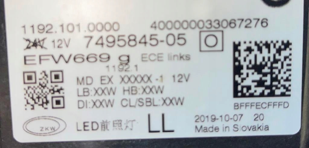 Frontscheinwerfer BMW 4 G22 G23 G26 7495845 LED Links Scheinwerfer Headlight SCH9057853559jw